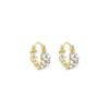 Trendy High-End Zircon Wheat Ear Earrings