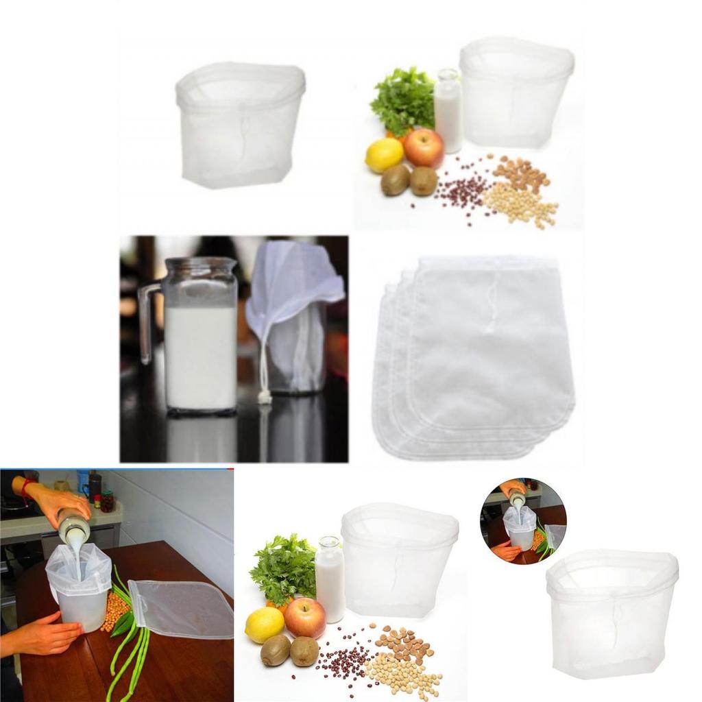 Durable Reusable Mesh Filter Bag For Fruit Juices Tea And Herbal Infusions