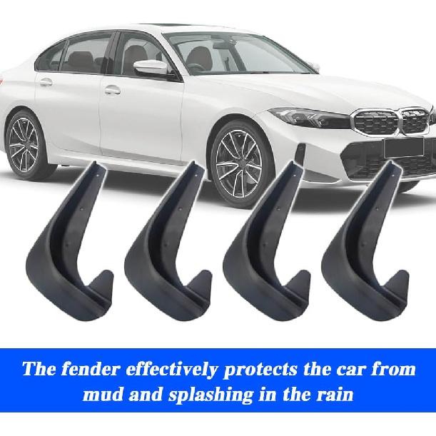 4PCS Car Mud Flaps, Mud Guard, Fender Guard, Splash Guard, Front & Rear Side Mud Guard, Wheel & Tire Splash Guards, Fender Agat Sewage, Mud, Dust,