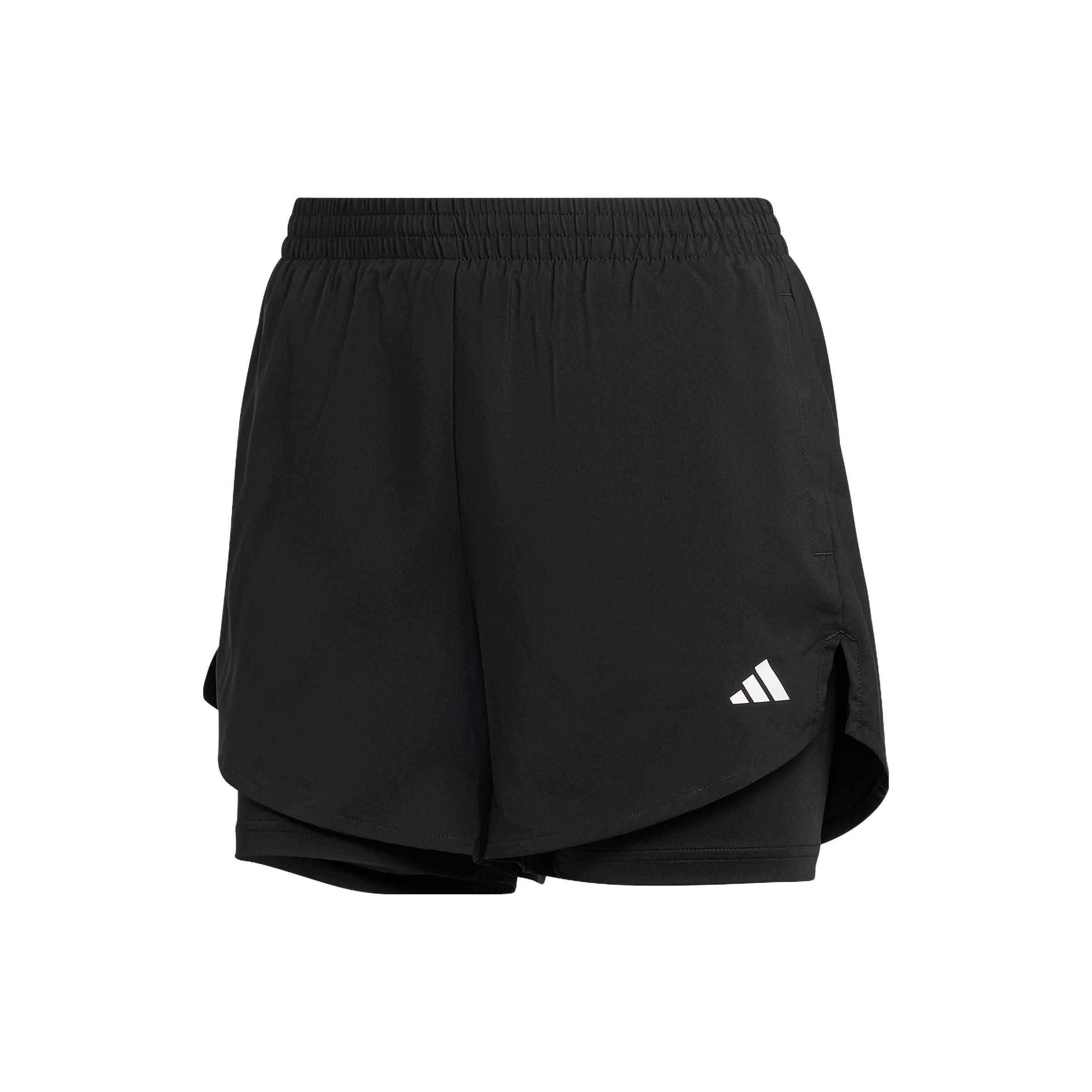 (WMNS) adidas AEROREADY Made for Training Minimal Two-in-One Shorts Asia Sizing Black Women s HN1044 XL