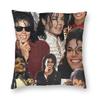 Mj Michael Jackson Pillowcase Printing Polyester Cushion Cover Decorative Pillow Case Cover Seat Square 40X40Cm