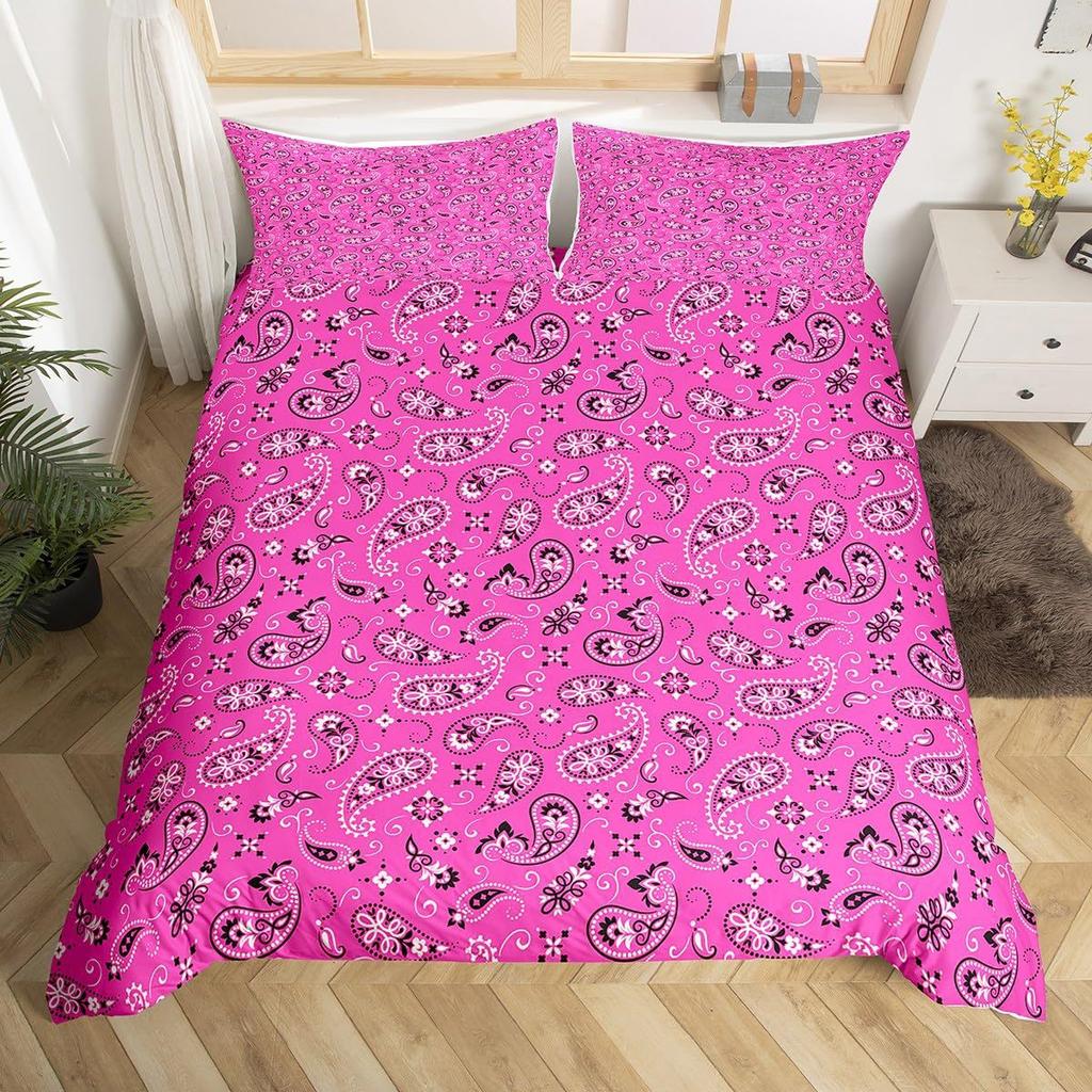 Western Cactus Three-Piece Quilt Cover 3D Digital Printing Bedding Set Bed Cover