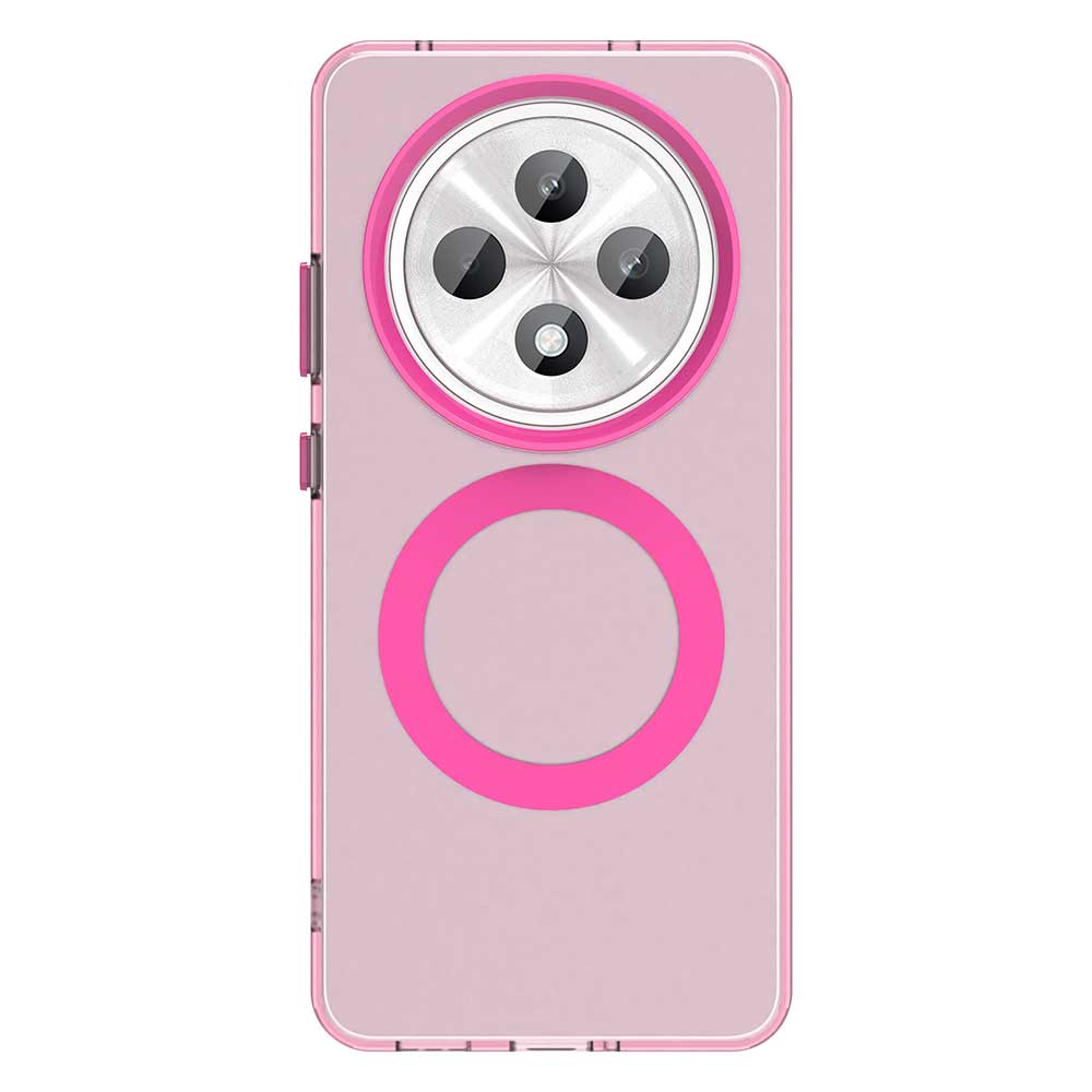 Magsafe Matte Phone Case For Oppo Reno 12F 5G/4G 12FS 5G/4G F27 Protective Case Magnetic Wireless Charging Shockproof Back Cover