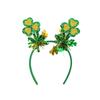 StPatricks Day HairHoop for Irish National Day Celebration Glittering Powder Headband for Theme Party Festival Gathering