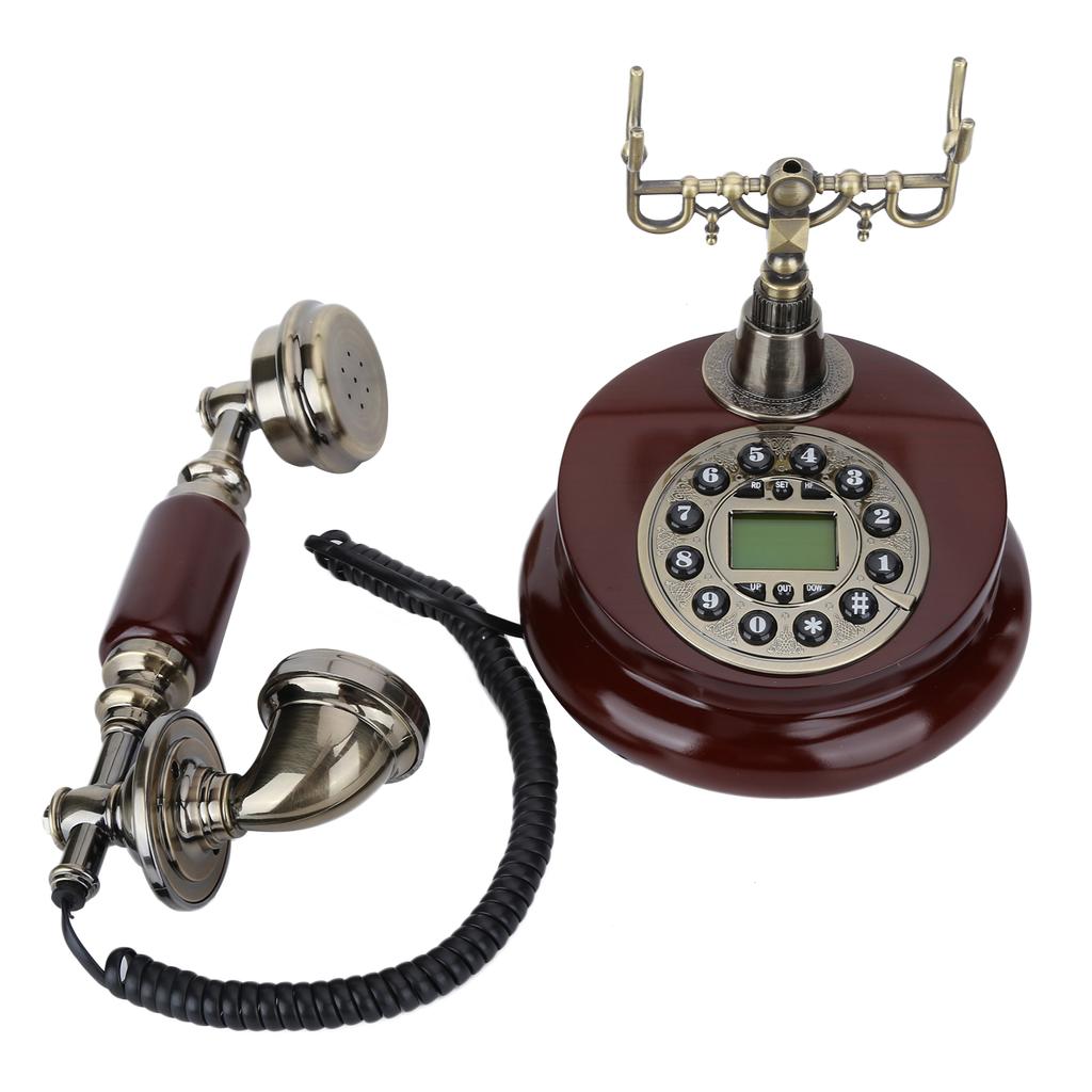 CTN8026 Telefon de birou vintage multifuncțional ABS telefon fix cu Reapelare Flash