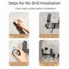 Plastic Suction Cup Pot Lid Holder Wall Mounted Cutting Board Holder Pot Cover Rack  for Home