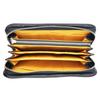 [Wachifield] Dayan the Cat Genuine Leather Super Soft Chip Long Wallet Black