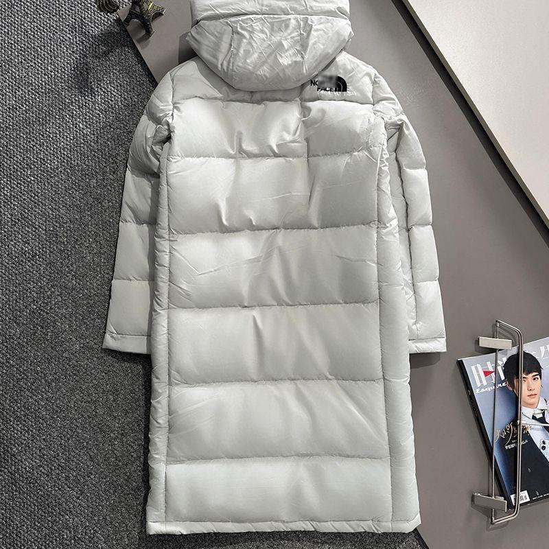 North Face Unisex Uzun Kalın Kaz Tüyü Mont: Diz Üstü, Su Geçirmez, Kapüşonlu Kışlık Mont