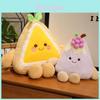 Plush Fruit Cake Toy With Pp Cotton Filling For Kid Birthday Gift And Doll Collection