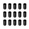Rebower 20pcs Screw Protective Cover Rubber End Caps for Screw Bolts 6mm Inner Diameter Black