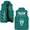 Newly Designed Insulated Cadillac Racing F1 Team Clothing for Men - Warm and Wind-resistant Cycling Jacket for the Team, Racing