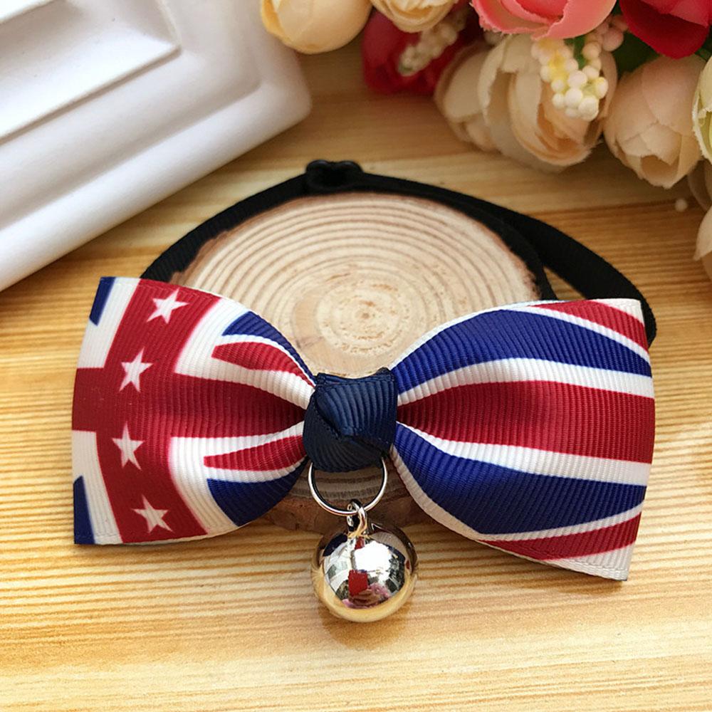 Pet Dog Cat Bow Tie Collar Fashion Pet Bows Cat Ties Bowties Neckties Bell Collar Small Dogs Accessories Puppy Grooming Supplies