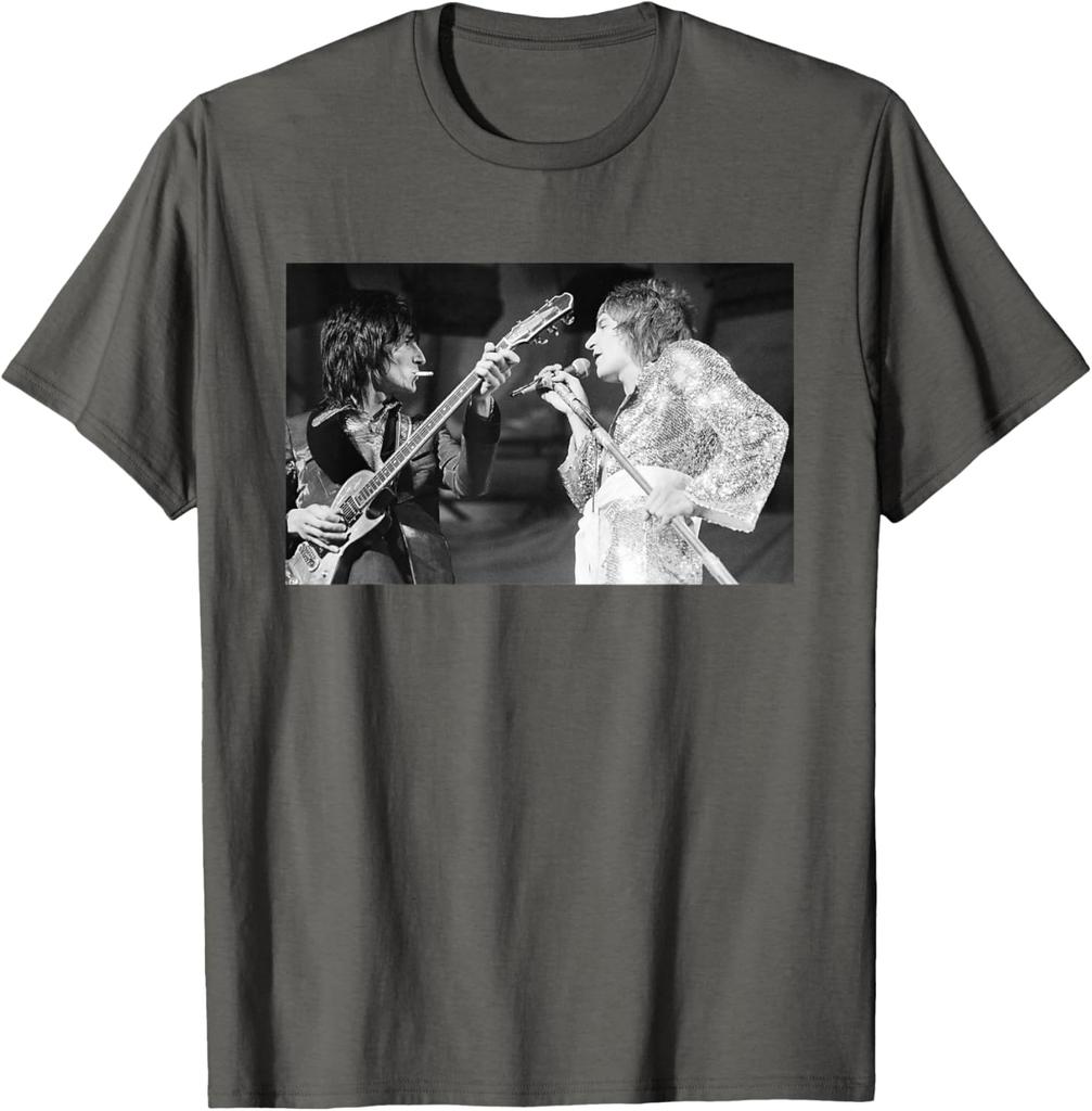 The Faces Ronnie Wood & Rod Stewart Reading Festival 1972 T-Shirt