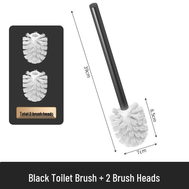 LIEI Wall-Mounted Draining Toilet Brush with Storage