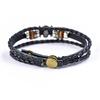 Anime One Piece Bracelet Luffy PU Bracelet Cosplay Accessories Straw Hat Pirate Jewelry Leather Bracelet Birthday Gifts