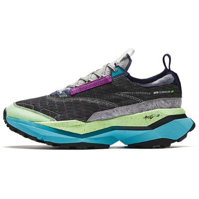 Tai Hang PRO Scarpe Professionali da Trail Running da Uomo per Esterno Nero Grigio Verde Fluorescente Blu Lago 112416610A-3