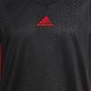 Adidas Comfortable Round Neck Breathable Basketball Vest Kids tops Black Light-Crimson HF5885