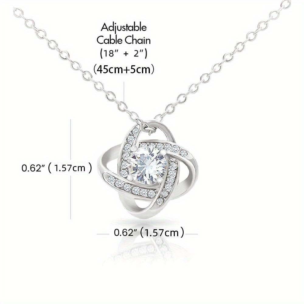 

Elegant Love Knot Necklace Gift Box Set,Perfect Birthday Present for Sisters and Girlfriends, Unique Christmas Jewelry for Women United States