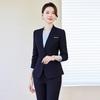 Women's High-End Professional Suit Set for Hotel Reception & Beauty Salon Workwear 