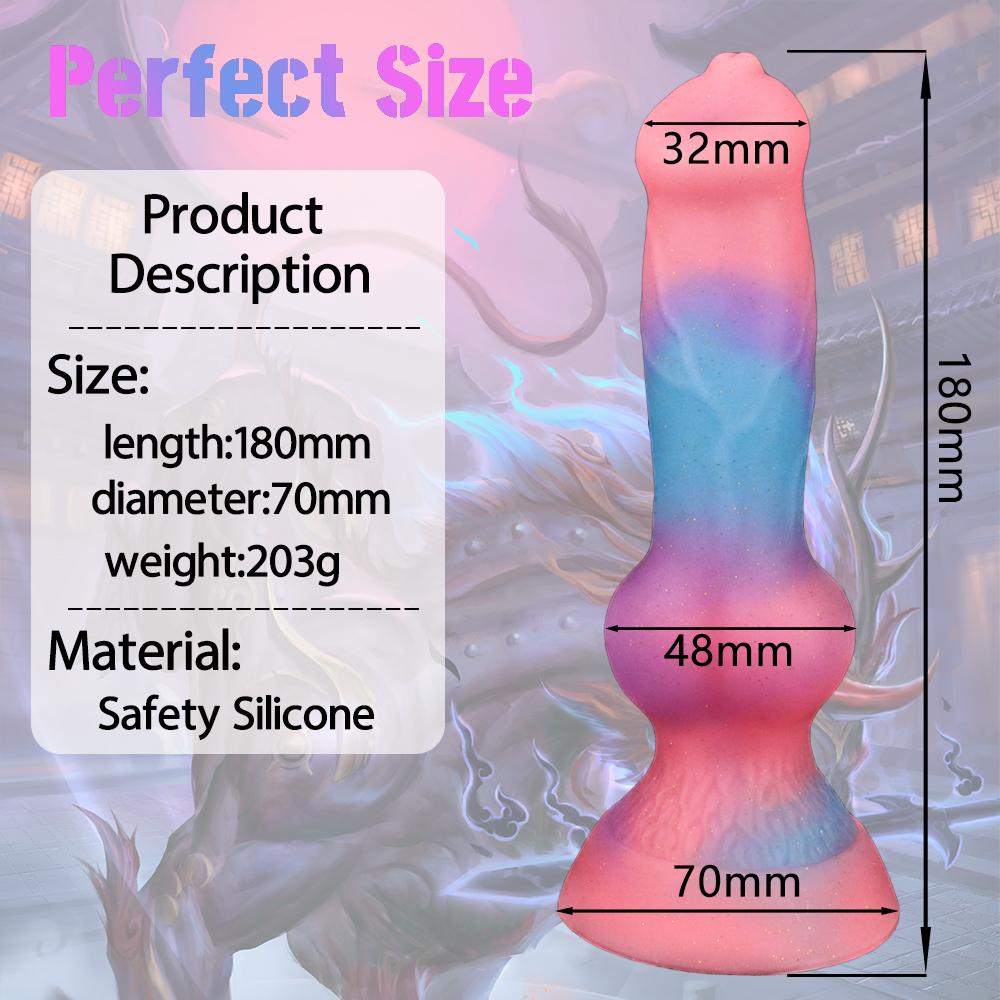 Soft Animal Penis Dog Dildo Adult Sex Toys For Woman Suction Anal Toy Masturbation