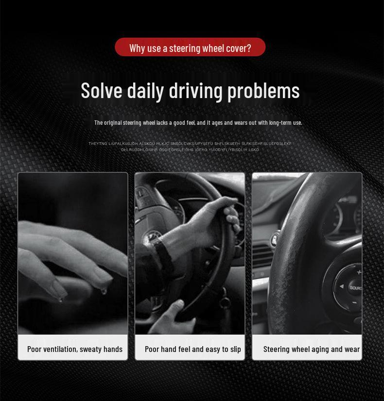 Applicable Ideal ONE L7 L8 L9 Universal Ultra-thin Suede Steering Wheel Cover - Four Seasons