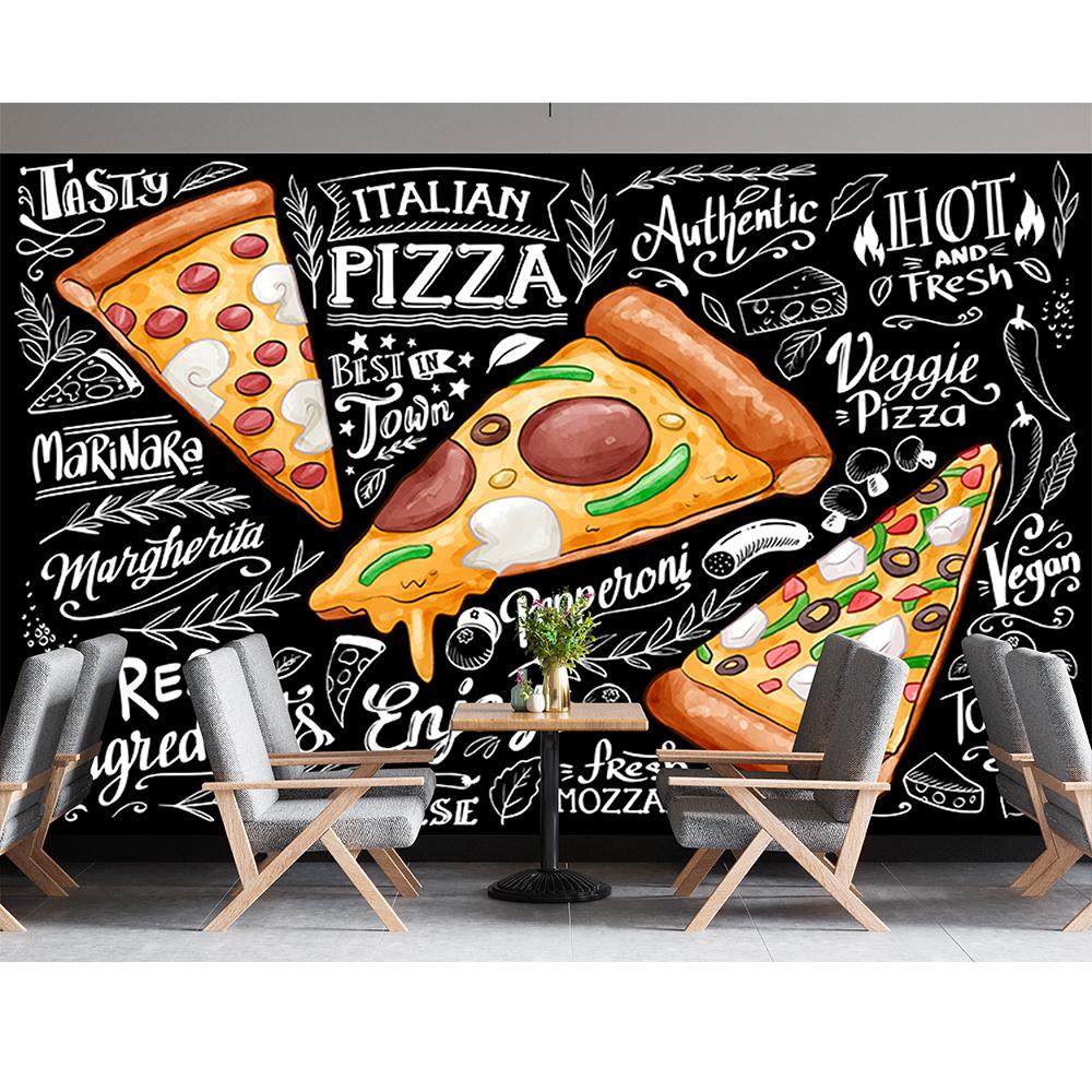 

Фаст-фуд 3d Обои Пицца Овощи Помидор 3d Фреска Съемные Ресторан Пиццерия Закусочная Обои 200 cm(W) x 140 cm(H)