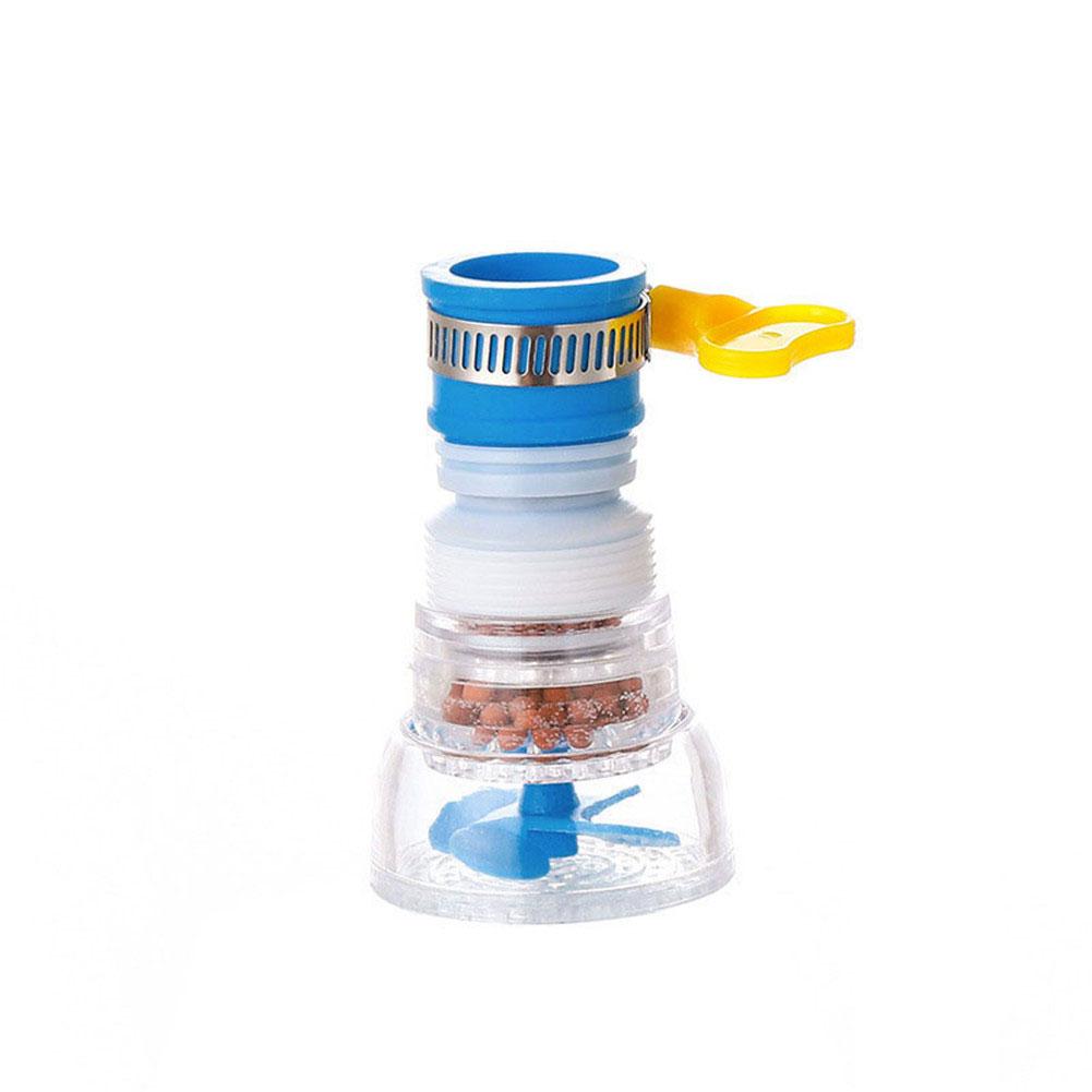 Rotating Faucet Water Filter Purifier for Kitchen Tap PP+PVCA Material Standard A Version and Upgraded B Version 8*3cm Compact Size