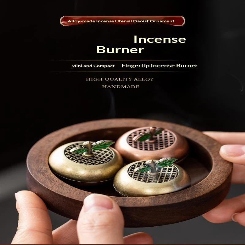 Retro Creative Aromatherapy Burner Small Incense Burner Base Home Decorative Indoor/Tea Room/Soothing Purifying