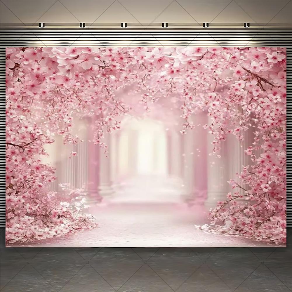 Floral Flower Wall Photoshoot Backdrop Wedding Bridal Shower Engagement Ceremony Party Photography Background Photo Studio Props