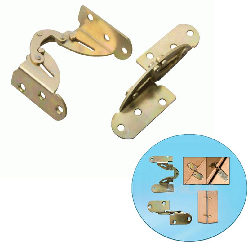 2Pcs Multi-function 180 Degree Dining Table Flap Hinge Hidden Foldable  Folding Flip Hinges Desk Furniture Hardware Accessories