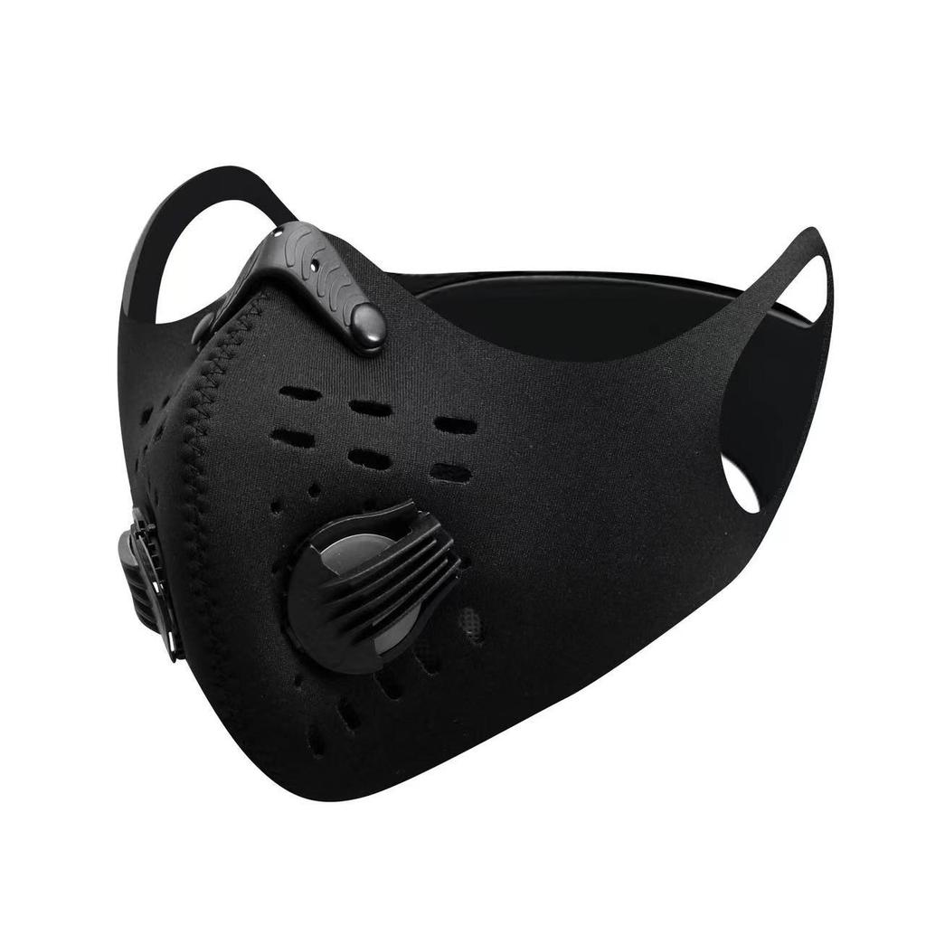 Sports Outdoor Bike Riding Mask Activated Carbon Face Mask Anti Smog Filter Dustproof Hanging Ear