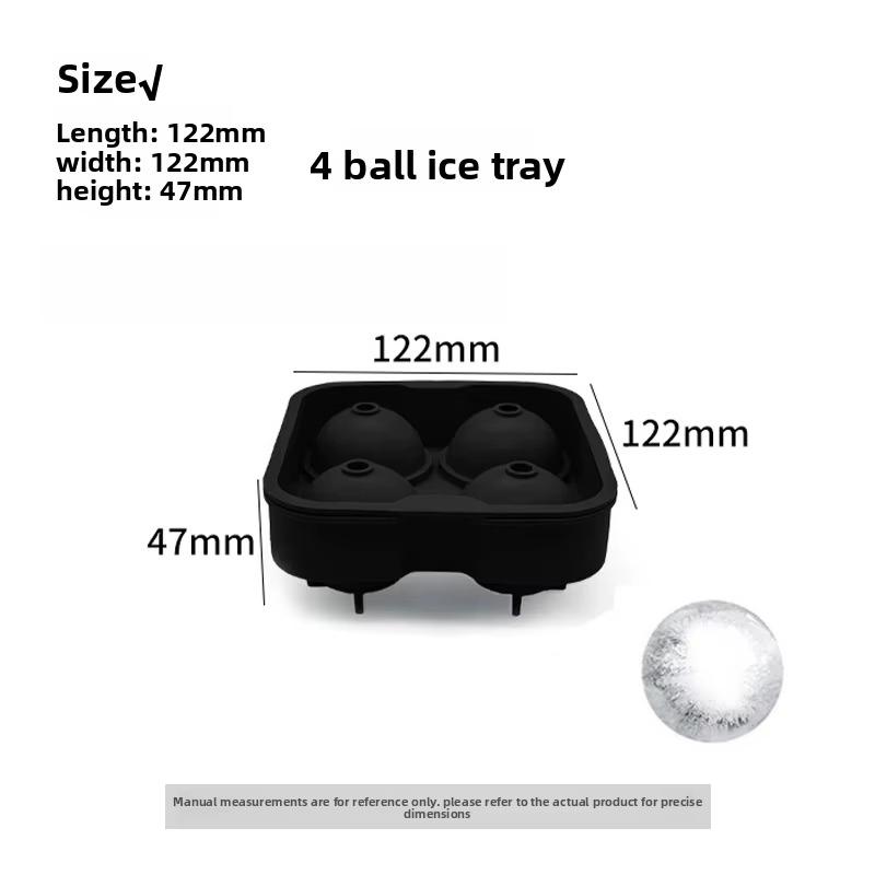Silicone Ice Cube Molds Grid Skull Spherical Ice Molds Reusable Whiskey Ice Cube Molds Cocktail Freezer DIY Homemade Barware