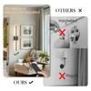 Wall Mounted Light Sconce Touch Switch Black Bedroom Hallway Living Room Indoor Lighting Lamp Wireless Rechargeable LED