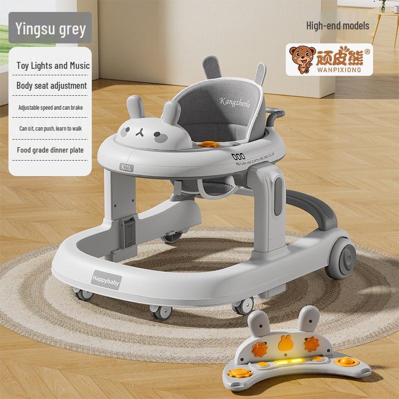 Babywalke Anti-O-Leg Baby Walker, Anti-Rollover, 6-18 Months Baby Push Assist