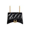 Crush Studded Magnetic Closure Leather Mini Shoulder Bag Women Shoulder Bag Black 772105210J11000