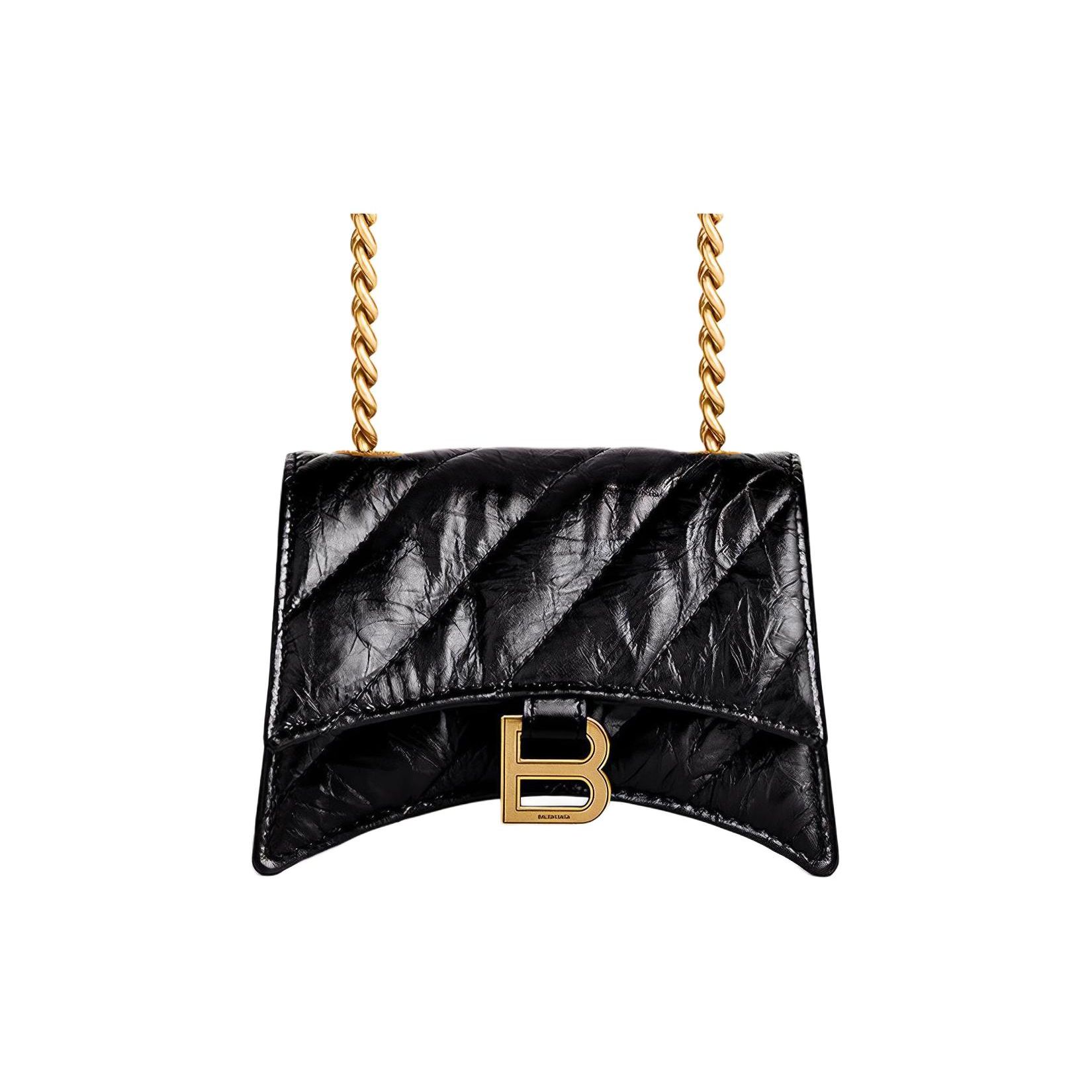 Balenciaga Crush Kniedēta Magnētiskā Aizdare Ādas