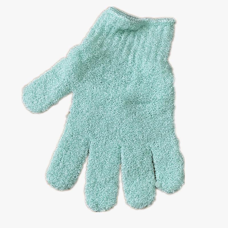 Korean Exfoliating Bath Mitt – Five-Finger Scrubbing Glove and Back-Scrubbing Towel