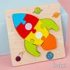 3D Wooden Puzzle Blocks for Toddlers: Educational Snap Fit Toys for Ages 3-6, Boys and Girls