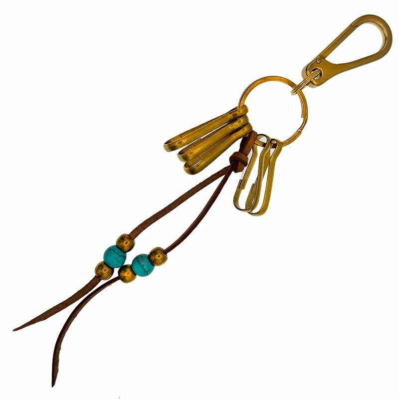 

brass brass biker key ring key chain Hook; USBS-008