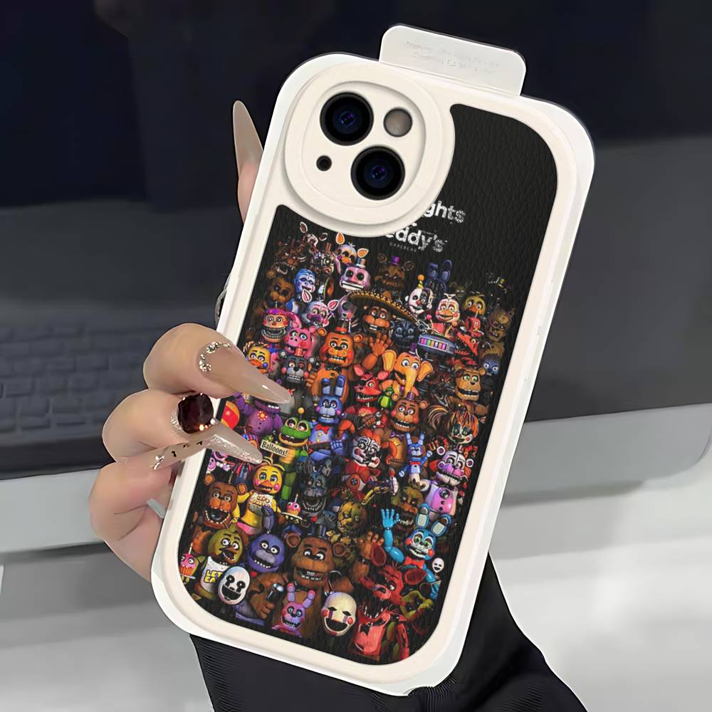 

Игровой чехол F-Five N-Nights At F-FreddyS для телефона iPhone 16 15 14 13 12 11 Pro Max Plus Кожаный мягкий чехол iphone 11 pro