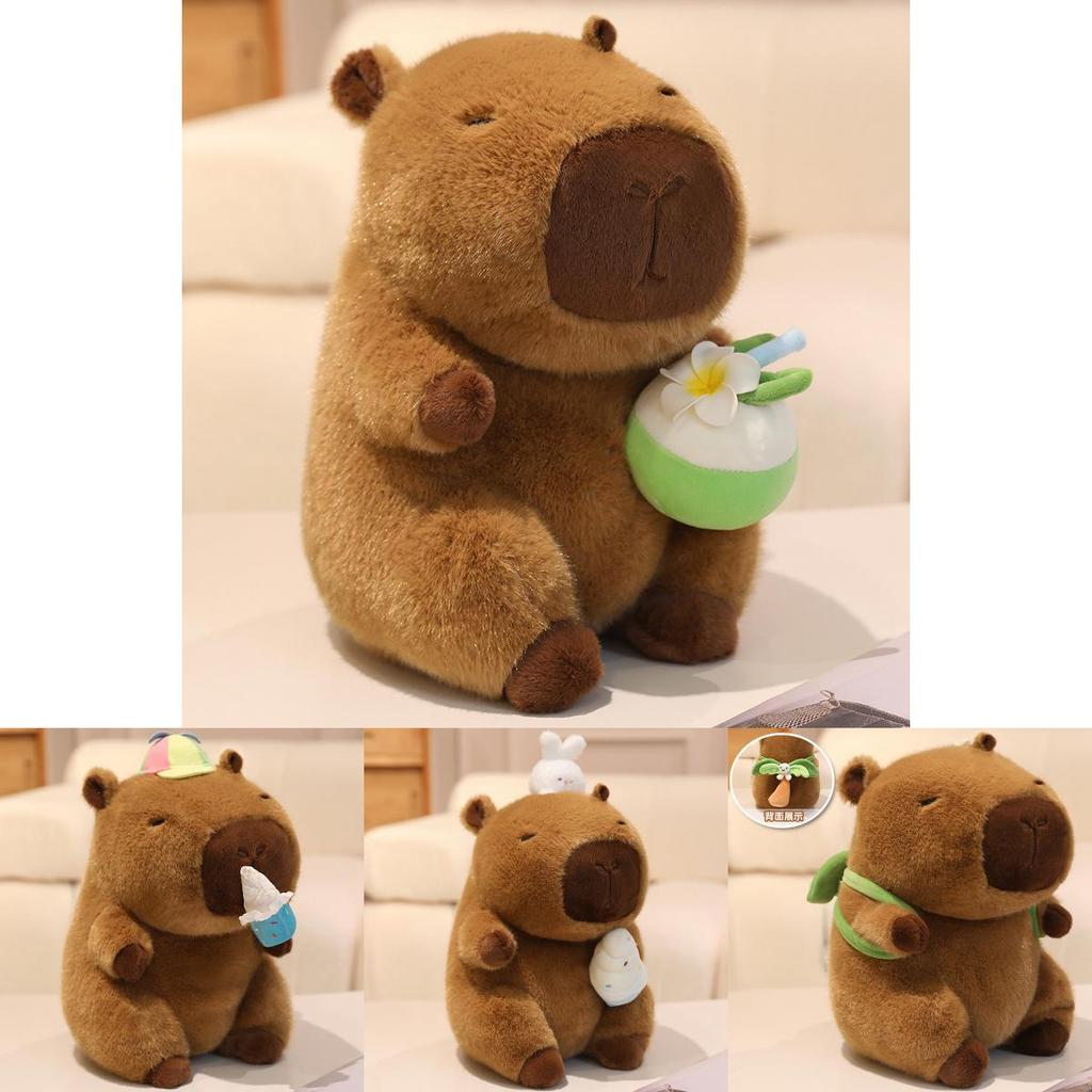 Sanya Capybara Plush Toy With Short Plush Material For Kids Collectors