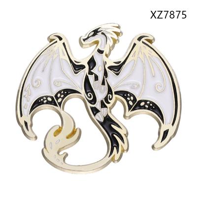 Dragon Eagle Enamel Pins Pterosauria Brooches Lapen Pin Badge Backpack Decor