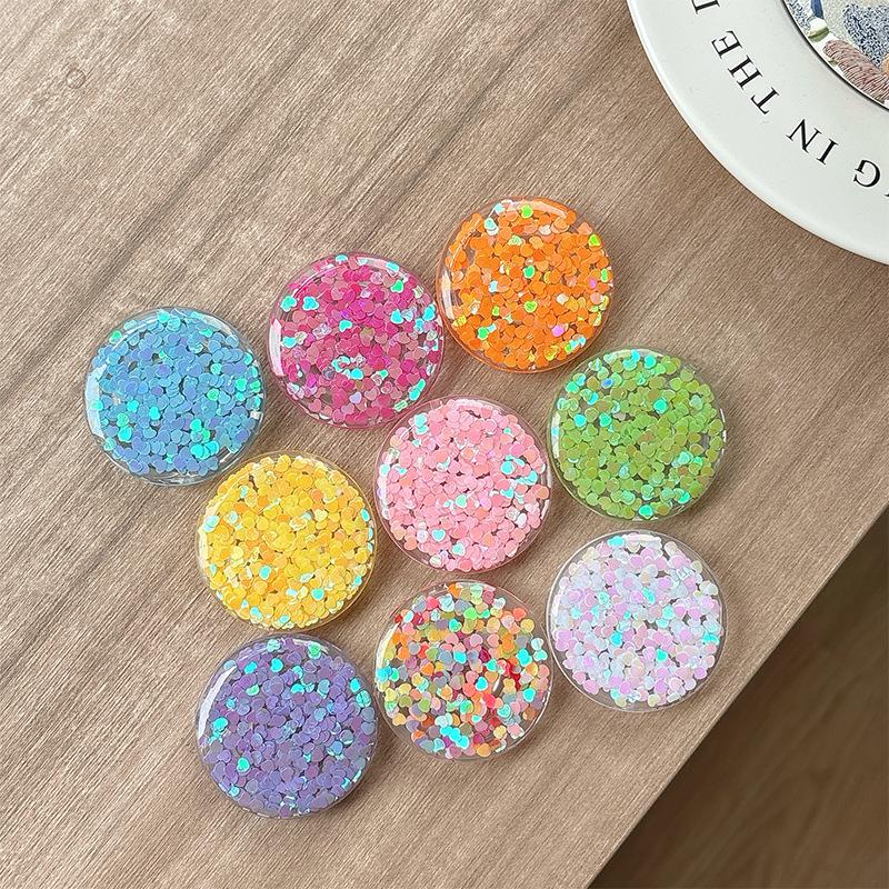 Color Sequined Mobile Phone Airbag Bracket Paste Type Small Fresh Women'S Ring Gift Party Company Logo Printing
