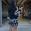 Unisex Sommar Trendiga Basketkaraktär Meshshorts - Snabbtorkande, Ovanför Knät, Fyrpunkts Casual Utomhuskläder