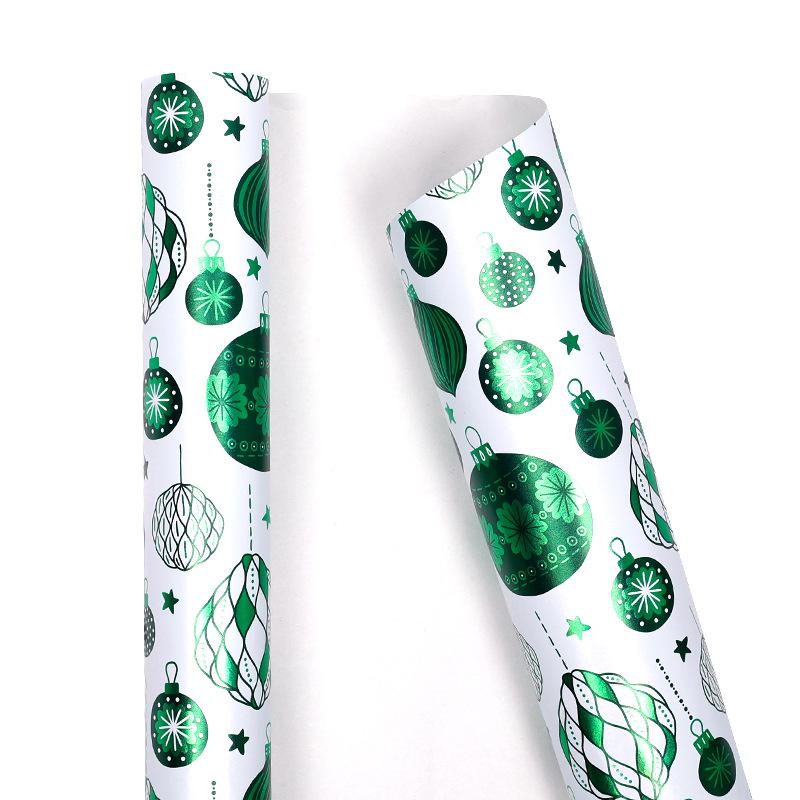 Gift Wrap Paper Decorative Christmas Patterns Paper Craft Paper Roll Large For Festival Birthday Gift Wrapping