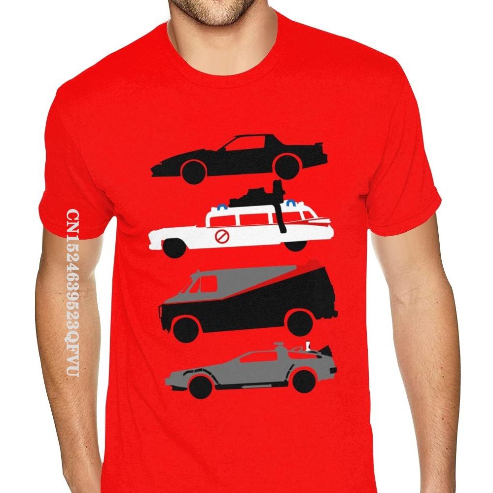 80s Car Tee Shirts Kawaii  Halloween Oversized T Shirts Harajuku Boyfriend's Plus Size T-Shirts