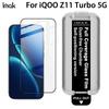 Für iQOO Z11 Turbo 5G Glas IMAK Staubfreie Kabine Vollbild-Schutzglasfolie Unterstützt Fingerabdruck-Entsperrung