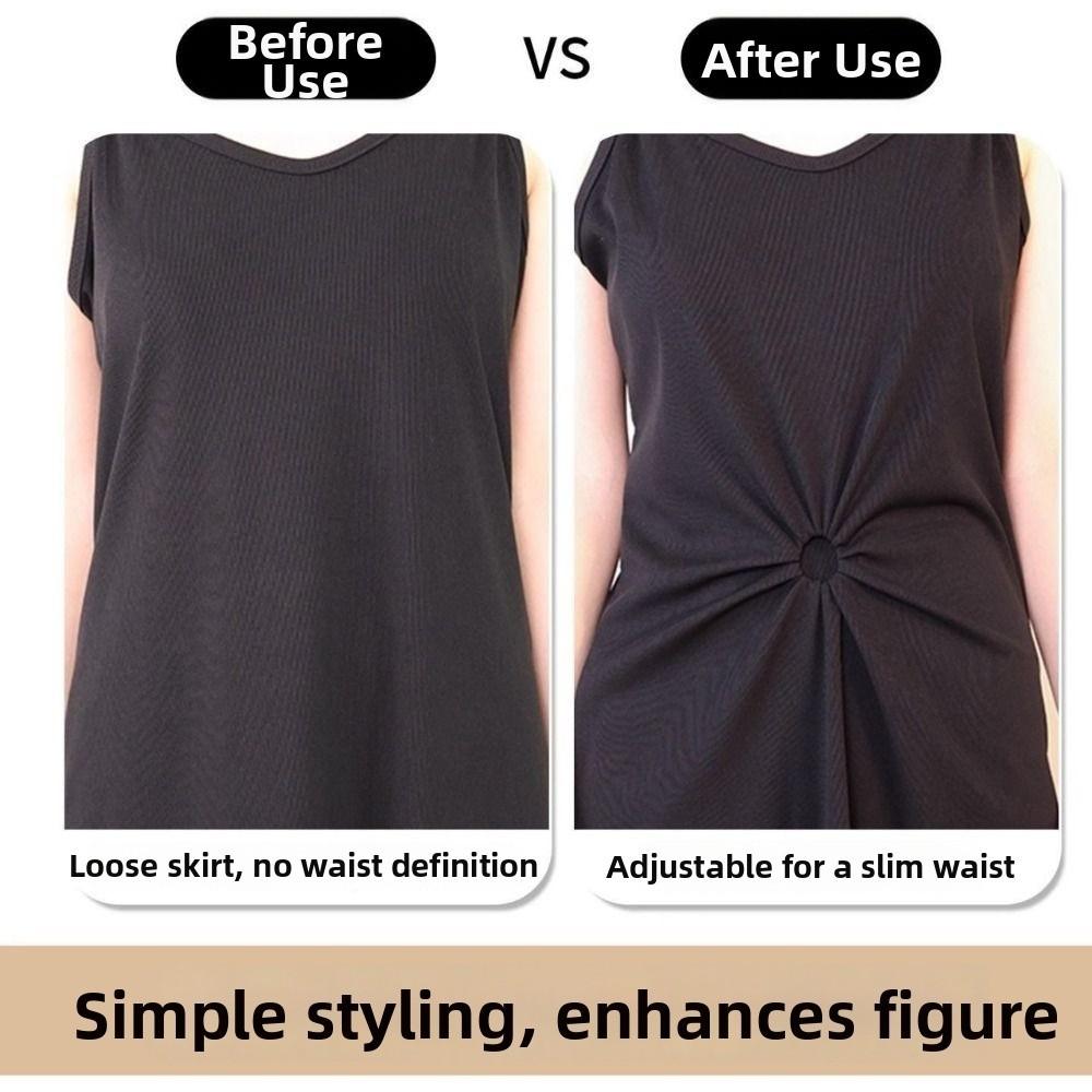 Adjustable Hem Clip Metal Ring No Sew Clip Creative Fabric Fastener For Dresses