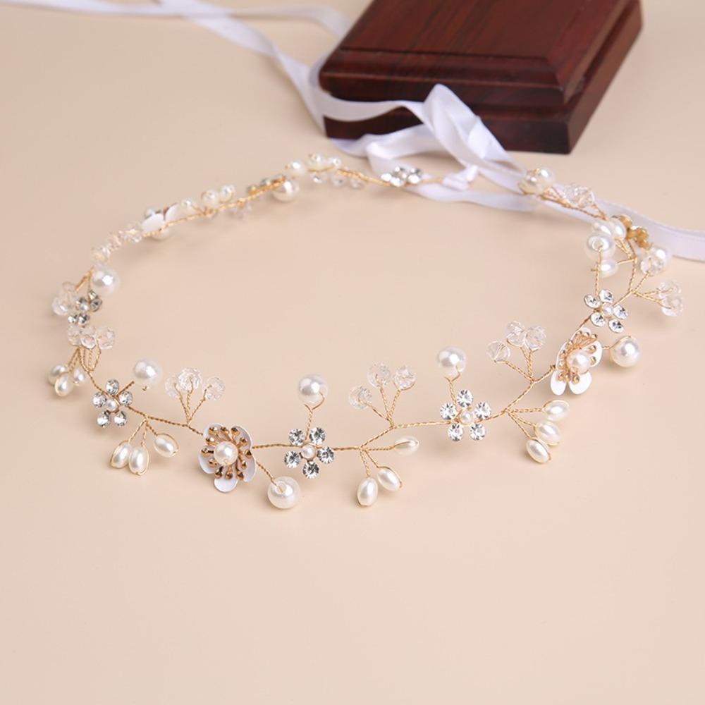 Luxurious Bridal Wedding Headbands Handmade Flower Hairband  Hair Accessories for Women Girl