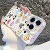 Applicable to Apple 11/11/11 domestic Huawei Redmi oppo mobile phone case/11/11promax colorful puppy 11